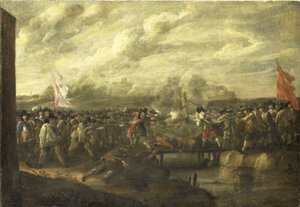 八十年戦争における歩兵の小競り合い 作： Nicolaas van Eyck (II) (attributed to)