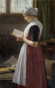 アムステルダムの孤児の少女。 1890-1910年頃
