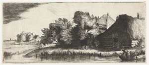 農場のある風景 作： Nicolaes Anthoni Flinck (attributed to)