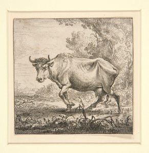 ミルクメイドと牛のセット 作： Nicolaes Berchem