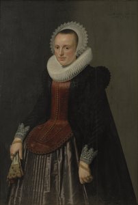 女性の肖像 作： Nicolaes Eliasz. Pickenoy
