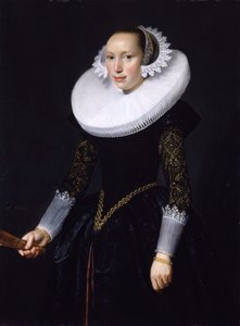 女性の肖像、1630年。 作： Nicolaes Eliasz Pickenoy