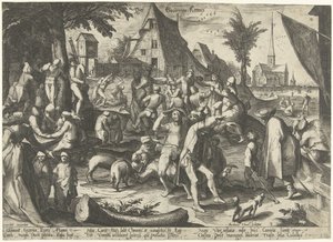 ファーマーズフェア Der Bouwren Kermis (オブジェクトのタイトル) 作： Nicolaes Jansz. Clock