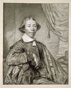 男の肖像、1681年（リソ） 作： Nicolaes Jansz Visscher