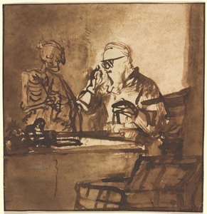 死と守銭奴 作： Nicolaes Maes