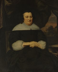 女性の肖像、ca。 1665-70。 作： Nicolaes Maes
