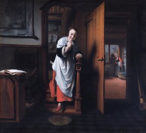 盗聴者 作： Nicolaes Maes
