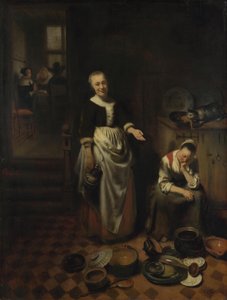 アイドルサーバント 作： Nicolaes Maes
