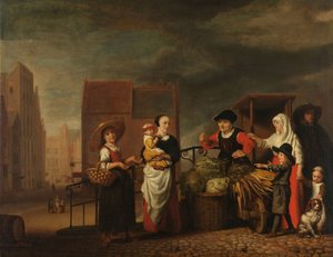 野菜市場 作： Nicolaes Maes