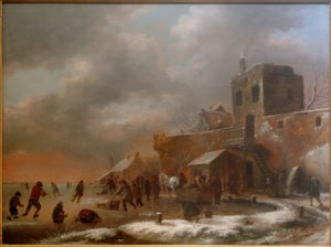 氷の楽しみ 作： Nicolaes Molenaer