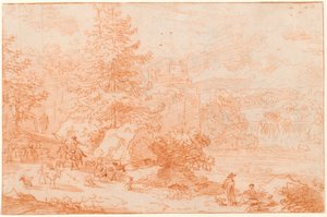 チボリを想起させる北方の風景ファンタジー 作： Nicolaes Pietersz Berchem
