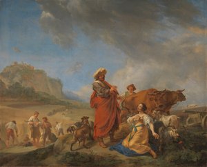 ルースとボア 作： Nicolaes Pietersz Berchem