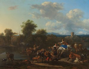 キャトルフェリー 作： Nicolaes Pietersz Berchem