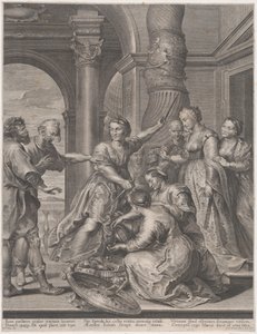 アキレウスとリコメデスの娘たち, ca. 1620-26 年頃。 1620-26。 作： Nicolaes Ryckmans