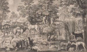 楽園のアダムとイブ, 1631., 1631. 作： Nicolaes de Bruyn