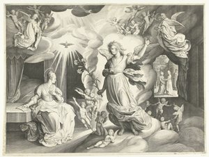 告知 作： Nicolaes de Bruyn