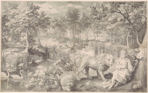 荒野のエレミヤ 作： Nicolaes de Bruyn