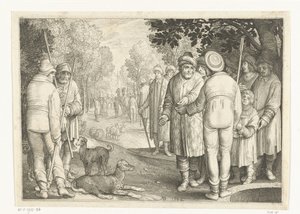 ヨセフは兄弟から井戸で商人に売られます ジョセフの物語（シリーズタイトル） 作： Nicolaes de Bruyn