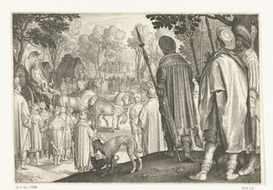 ファラオの戦車でのヨセフの凱旋行列 ジョセフの物語（シリーズタイトル） 作： Nicolaes de Bruyn