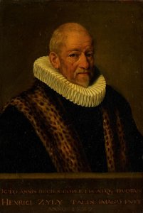 Henricus van Zijl (1545-1627) の肖像 作： Nicolaes van Borculo