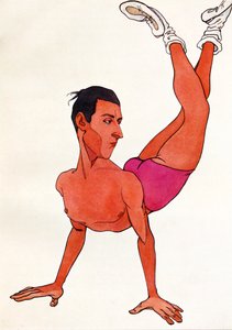 アントン・ドリン卿の風刺画、1920年代頃（ドローイング） 作： Nicolai (1869 1937) Legat
