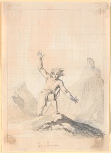ニールス・クリムが再びノルウェーの断崖に現れる 作： Nicolai Abildgaard
