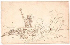アンホルトで座礁 作： Nicolai Abildgaard