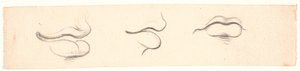 口の3つの研究 作： Nicolai Abildgaard