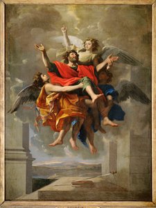 Le ravissement de saint Paul- 聖パウロの神格化 ... 作： ニコラ (所属) プッサン