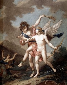 狂気に導かれた愛 作： Nicolas Andre (after) Monsiau