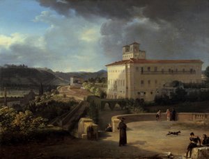 ヴィラメディシスのビュー、ローマ、1815 作： Nicolas Antoine Taunay