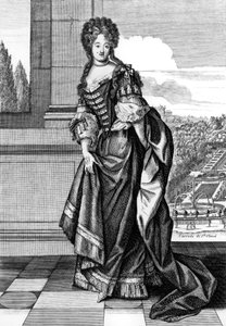 1671年にオルレアン公爵夫人となり、フィリップ・オルレアン公の2番目の妻となったバイエルンのエリザベート・シャルロッテ（1652-1722）。