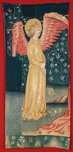 天使、「怒りの黙示録」の1番84番の断片、1373-87年（タペストリー） 作： Nicolas Bataille