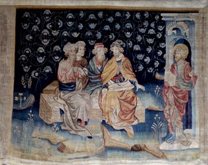 ヨハネの黙示録の吊り下げ（1373 -1383）、n.71。士師記ニコラ・バタイユ（1330-1405）のタペストリー 作： Nicolas Bataille