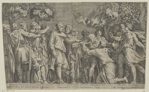 古代の予言者 作： Nicolas Beatrizet (attributed to)