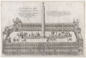ローマの素晴らしさの鏡: Circus Flaminius, 1553., 1553. 作： Nicolas Beatrizet