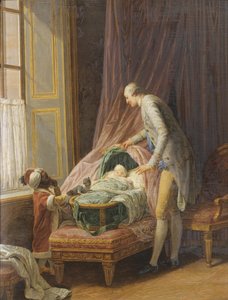 ルイフィリップジョセフドルレアン1747-1793、揺りかごで1774 作： Nicolas Bernard Lepicie