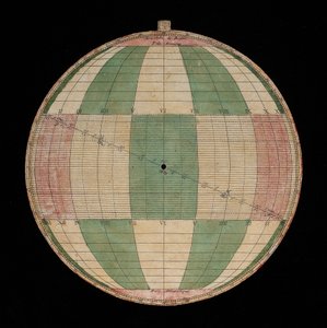 アストロラーベ、ロハスの投影図プレートの詳細 作： Nicolas Bion