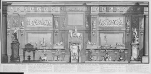 La Galerie de Girardon、18世紀、18世紀。 作： Nicolas Chevalier