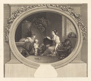だから言ってください 作： Nicolas Delaunay after Jean Honoré Fragonard