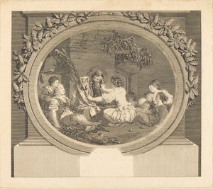教育こそがすべて 作： Nicolas Delaunay after Jean Honoré Fragonard
