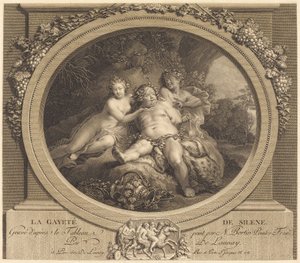 シレノスの華麗さ 作： Nicolas Delaunay after Nicolas Bertin