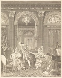 スウィートチケット 作： Nicolas Delaunay after Nicolas Lavreince