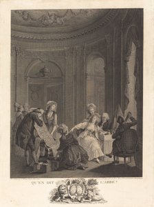 アボットは何と言っていますか？ 作： Nicolas Delaunay after Nicolas Lavreince