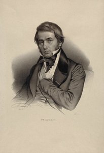 哲学者ビクター・カズンの肖像 1792-1867. 作： Nicolas Eustache Maurin