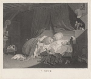 ラ・ニュイ・ナイト、1780年代。 作： Nicolas Francois Regnault