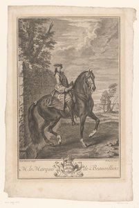 ポール・ド・ボーヴィリエの騎馬像 M. le Marquis de Beauvilliers (オブジェクトのタイトル) 作： Nicolas Gabriel Dupuis