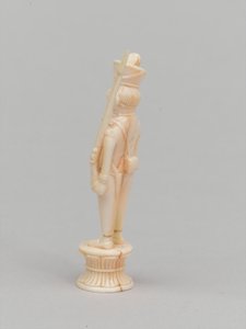 白のポーン、チェスの駒、インド 作： Nicolas Guerard