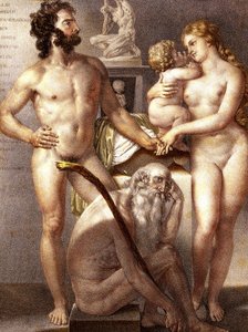 人間の解剖学 - 3つの時代 1884年 作： Nicolas Henri (after) Jacob