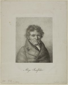 アロイス・ゼネフェルダーの肖像 作： Nicolas Henri Jacob
